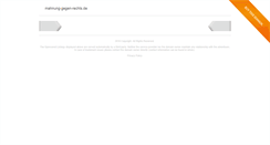Desktop Screenshot of mahnung-gegen-rechts.de
