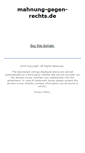 Mobile Screenshot of mahnung-gegen-rechts.de